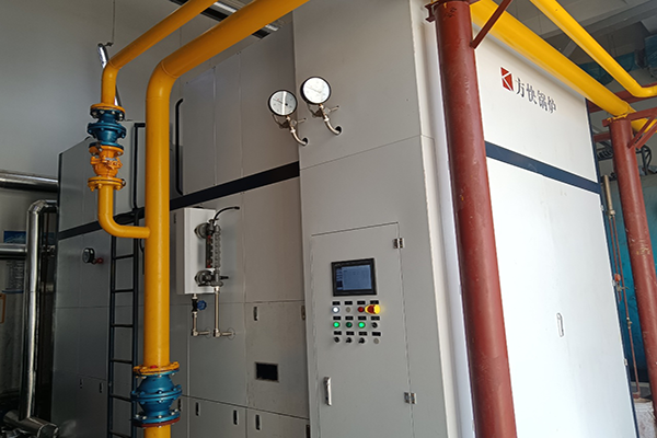 山東某食品公司使用方快鍋爐一臺6噸天然氣蒸汽鍋爐