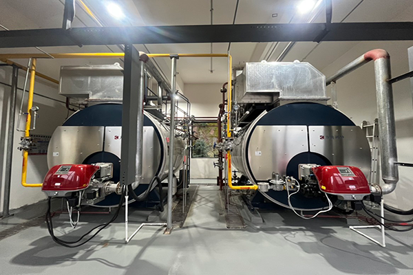 山西某酒莊使用方快鍋爐兩臺新冷凝一體WNS2-1.25-YQ-NL鍋爐