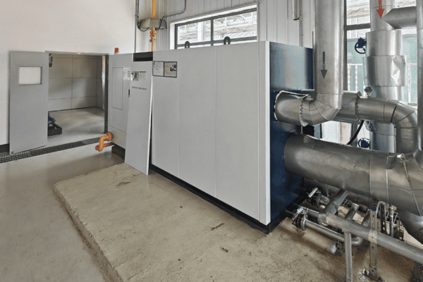 肇慶某汽車廠使用方快鍋爐一臺2.5噸常壓燃氣熱水鍋爐