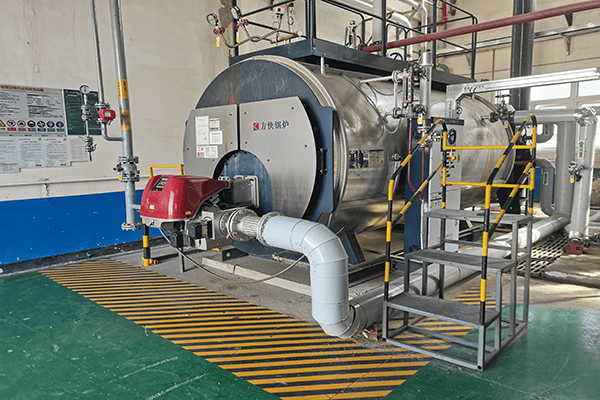 濟南某電池公司使用方快鍋爐3噸燃氣蒸汽鍋爐