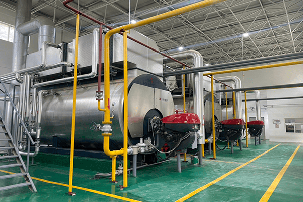 延安某煤礦使用方快鍋爐3臺10噸燃氣蒸汽鍋爐