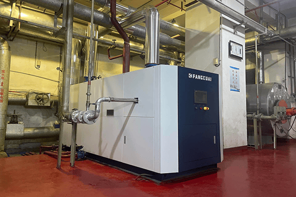 武漢某事業單位使用方快鍋爐一臺2噸燃氣熱水鍋爐案例