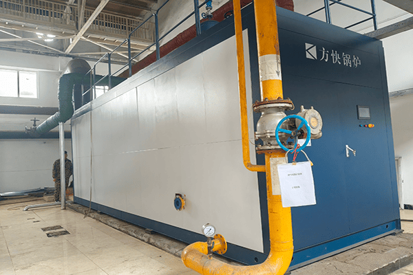 唐山某集團使用方快鍋爐2臺10噸燃氣熱水鍋爐案例