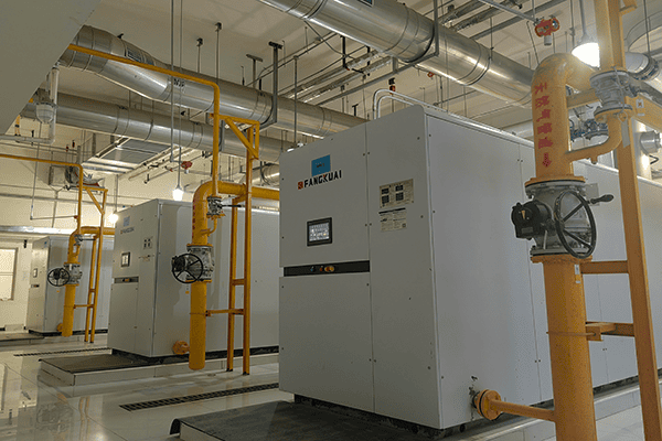 北京翡翠山曉社區(qū)使用方快鍋爐3臺2.1MW燃?xì)庹婵諢崴仩t