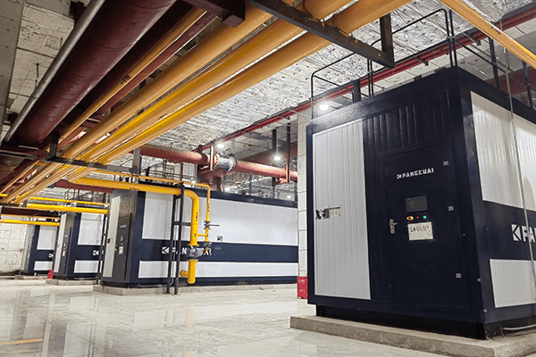 睿云尚苑社區(qū)使用方快鍋爐2臺12噸2臺15噸燃?xì)鉄崴仩t案例