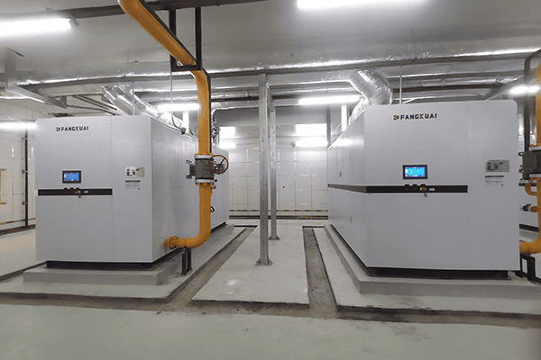 杭州某科研單位使用方快鍋爐4臺(tái)3500kw燃?xì)庹婵諢崴仩t案例