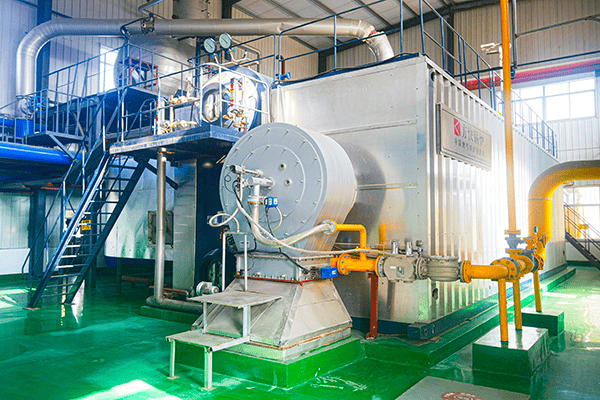  鼎豐生物一臺35噸SZS燃油氣水管蒸汽鍋爐案例